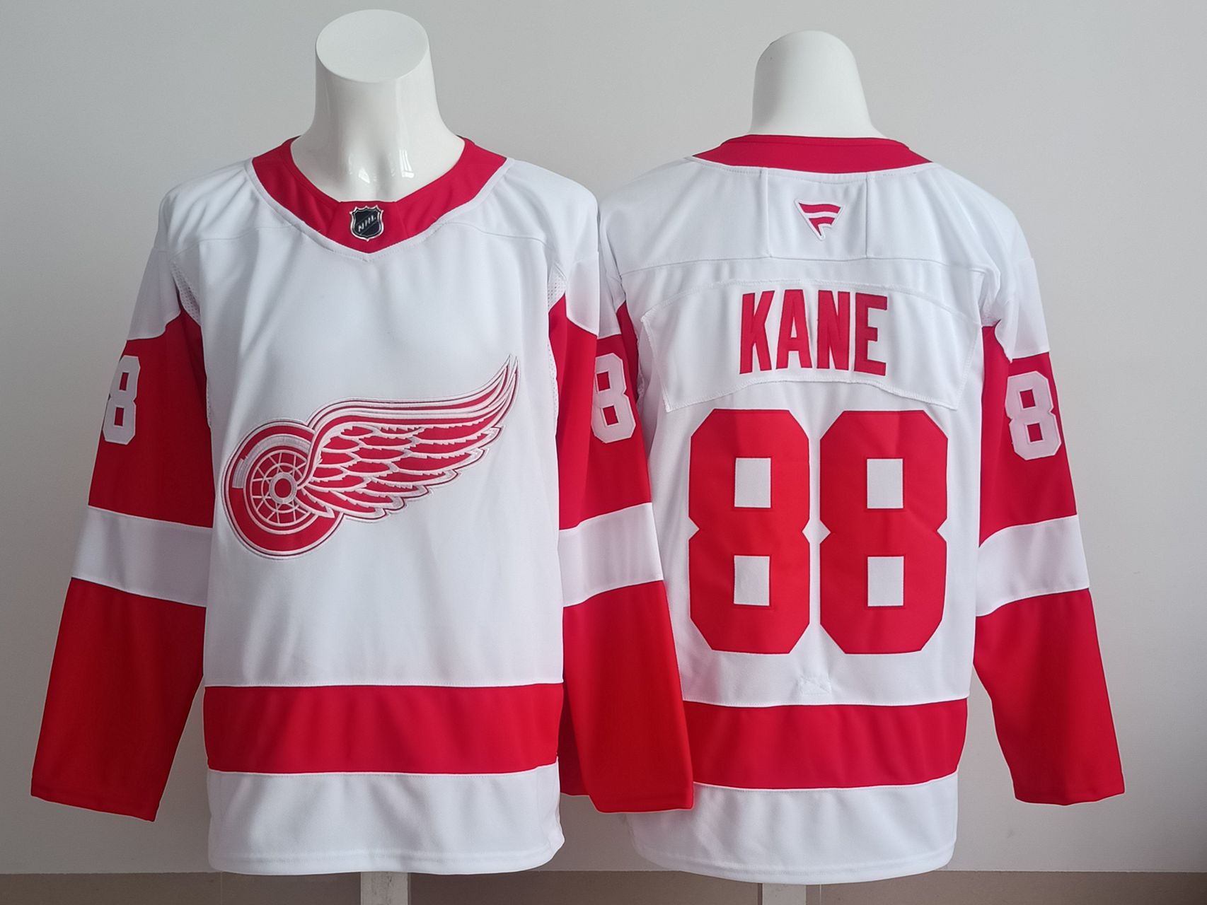 Men 2025 Detroit Red Wings #88 Kane White red NHL Jersey style 01->detroit red wings->NHL Jersey